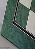 Matt Silk Chess Board - Green - 50cm